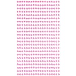 Strasuri din acril pentru make-up, par sau corp cu adeziv SGS015CC Pink de 4mm 870 buc